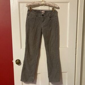 J. Crew Matchstick Gray Corduroy Pants